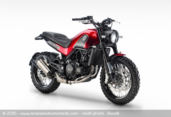 Benelli Leoncino exposée au Salon EICMA
