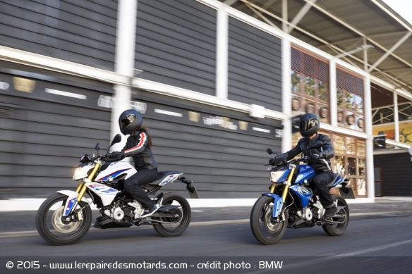La G310R est le premier roadster de moins 500 cm3 du constructeur