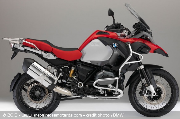 BMW R1200GS Adventure Racing red matt