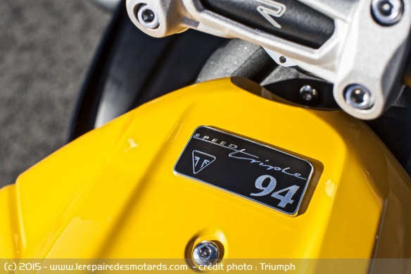 Plaque millésimée Triumph Speed 94 et Speed 94R