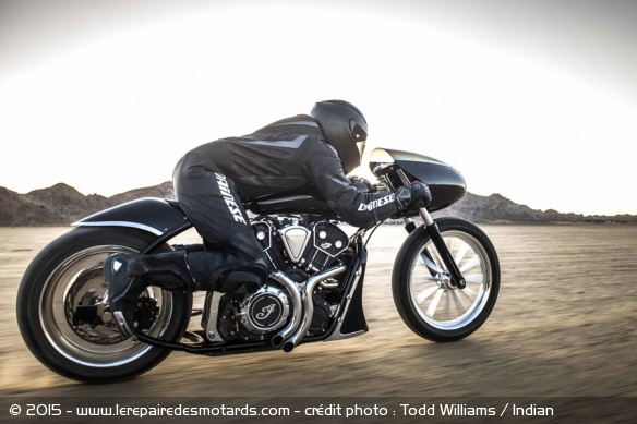 La Scout prendra peut-être part à des concours de vitesse du côté de Bonneville