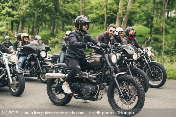Un scrambler Triumph fait maison