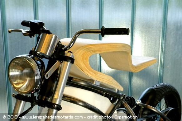 Le prototype reprend les lignes des motos classiques