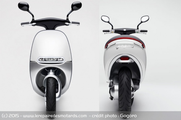 Le Smartscooter fait évidemment la part belle aux LEDs