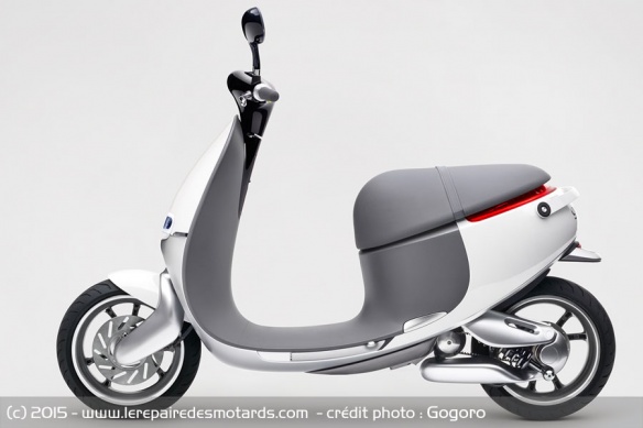 Le scooter Gogoro bénéficie d'un design soigné