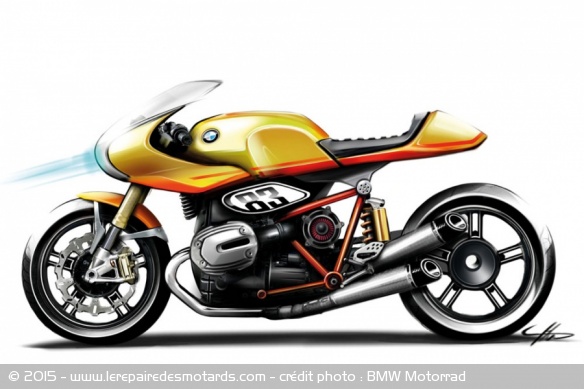 Un croquis du Concept Ninety réalisé par BMW en 2013