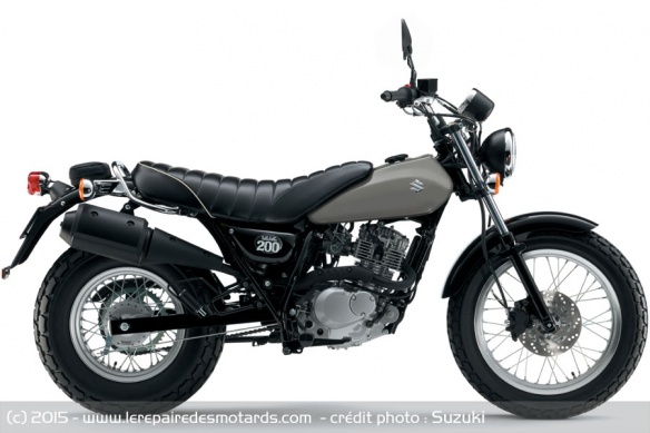 Suzuki VanVan 200 gris mat