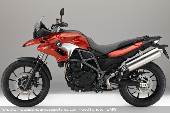 BMW F700GS Sakhir Orange metallic