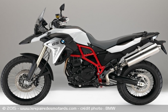 BMW F800GS Light White