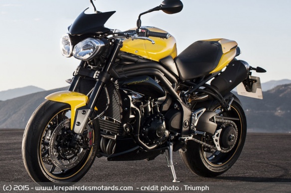 Triumph Speed 94 et Speed 94R de face