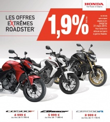 Offres Honda Extrêmes Roadsters