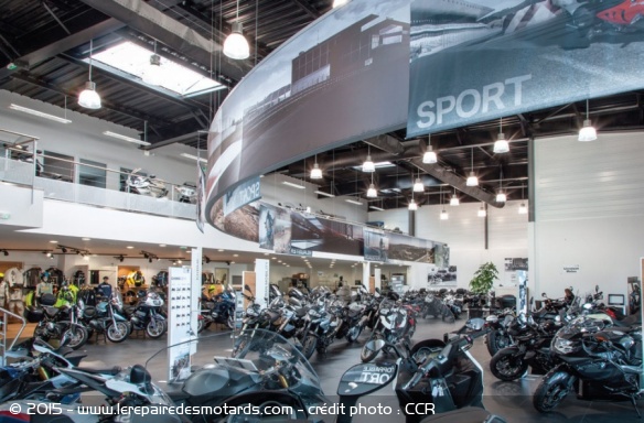 L'espace showroom bénéficie de plus de 600 m² d'exposition - crédit photo : CCR