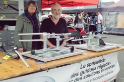 Patrick et sa femme du stand E.nov