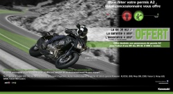 Promos Kawasaki : kit A2 à 1 euro