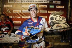 Cody Webb lors de sa première victoire au Brésil - crédit photo : Future7Media