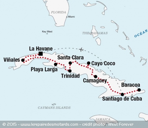 Le parcours du Cuba Libre Tour Le parcours du Cuba Libre Tour