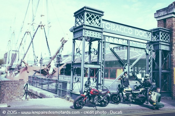 Les Scrambler sont partis du Tobacco Dock de Londres le 7 juin