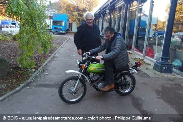 Michel Bidault de Youngtimers au salon Moto Légendes