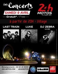 Les concerts des 24h Motos