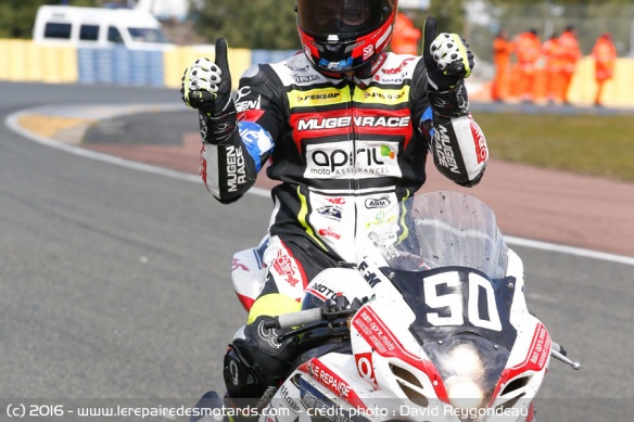 La #50 en 2e position sur le podium