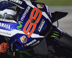La Yamaha de Jorge Lorenzo au Qatar