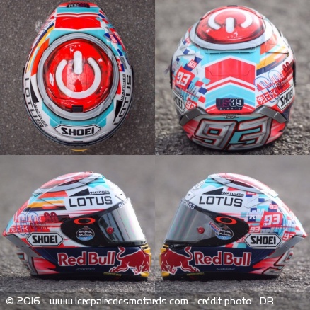 Casque de Marc Marquez