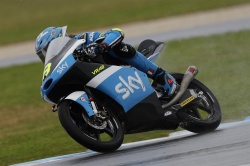 Moto3 : Bulega le moins lent sous la pluie