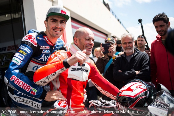 Loris Baz et Régis Laconi