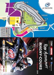 Le plan et le programme du WSBK Magny-Cours