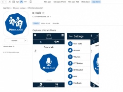 Application intercom Midland BT Talk