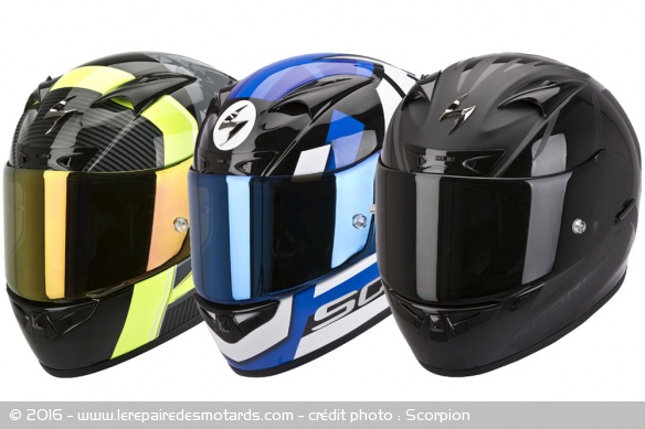 Les décos Crystal, Square et Spirit du Scorpion Exo-710 Air