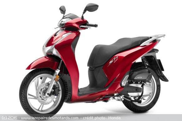 Honda fait évoluer le SH pour 2017 Honda fait évoluer le SH pour 2017