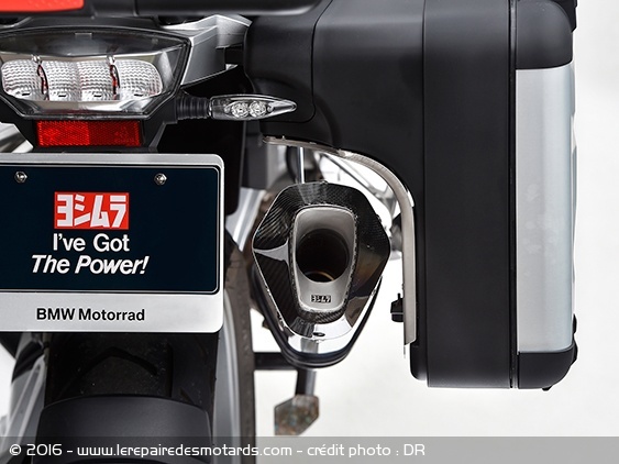Echappement Yoshimura pour BMW R 1200 GS : heptagone