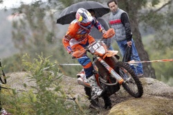 Nathan Watson signe son premier podium en EnduroGP