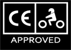 Etiquette CE moto
