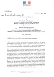 Circulaire du 31 mars 2016 