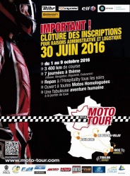 Moto Tour : encore 2 mois pour s'inscrire