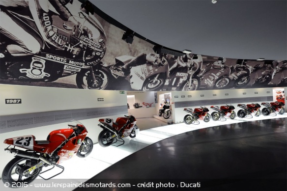 Le Musée Ducati avant sa rénovation