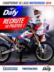 MX : Dafy sponsorise 10 pilotes de Ligue