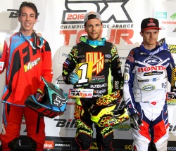 Lesiardo, Richier et Do sur le podium SX2