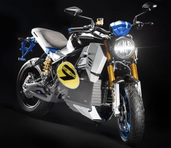 L'Energica Eva avec le nouveau coloris Lunar White