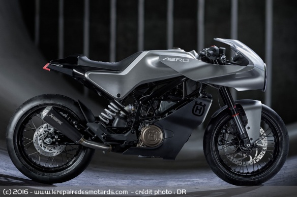 Concept Husqvarna Vitpilen 401 Aero de profil