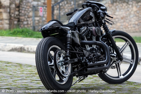 Harley-Davidson Athènes sacré Custom King Harley-Davidson Athènes sacré Custom King