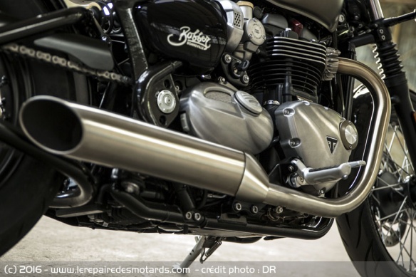 Echappement Triumph Bonneville Bobber