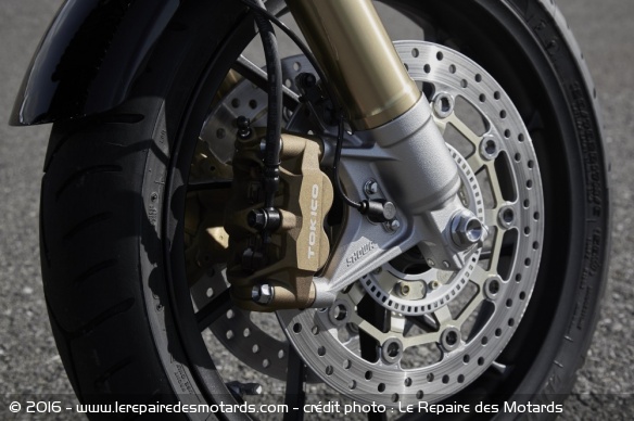 Honda CB 1100 RS, freins radiaux