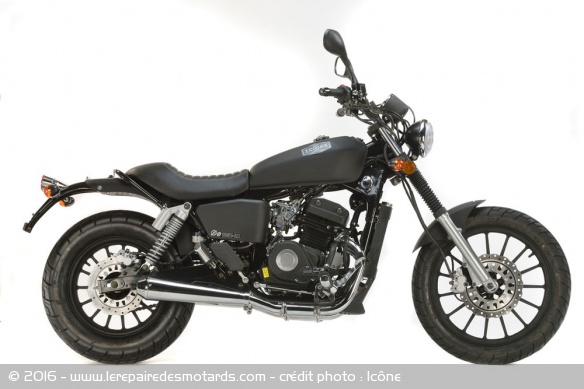 Icône 125 Twin noir mat