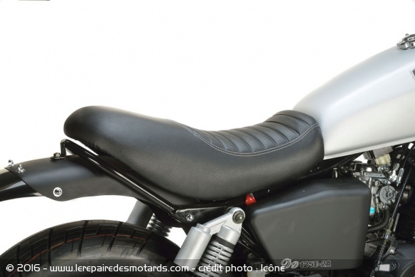 Une selle biplace peut également être acquise en option