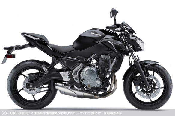 Kawasaki Z650 noir