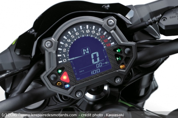 Compteur de la Kawasaki Z900
