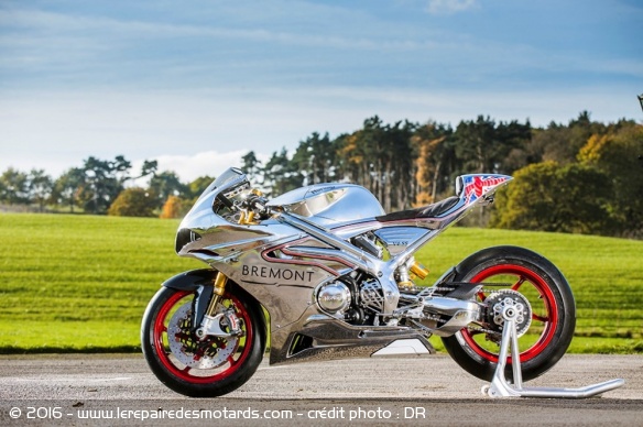 Norton V4 RR de profil gauche